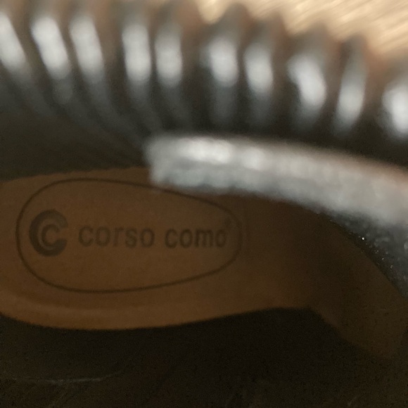 Corso Como Black Lace Up Ankle Boots - Picture 6 of 7